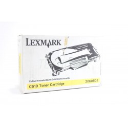 Lexmark C500-502 Orijinal Sarı Toner (3k)